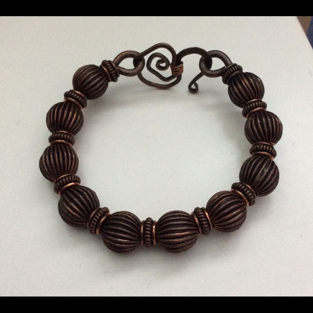 Sale - Chunky Handmade Copper Cuff  Bracelet